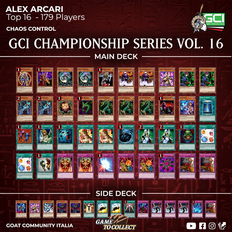 gci deck list arcari orig