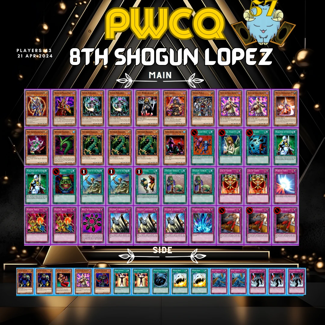 pwcq 57 8th shogun lopez orig