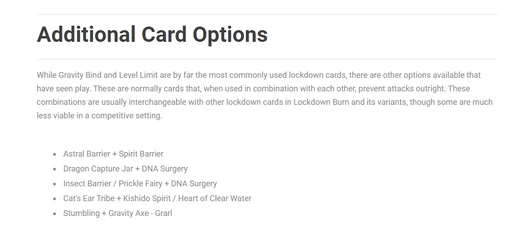 burn card options ss